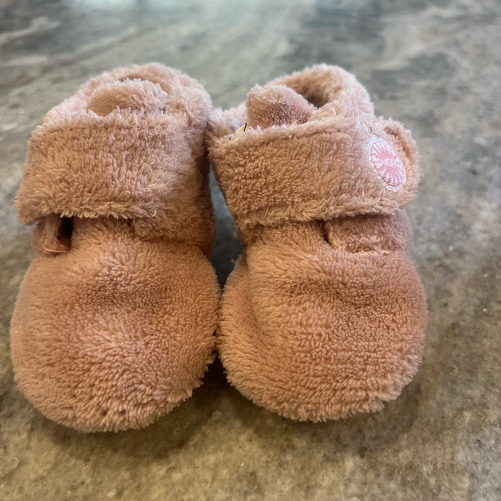 UGG Blush Fuzzy Baby Booties